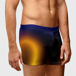 Трусы-боксеры мужские Color black red blue, цвет: 3D-принт — фото 2