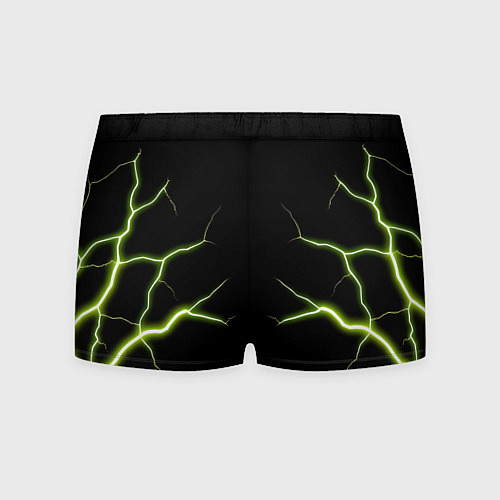 Мужские трусы Color green black / 3D-принт – фото 2