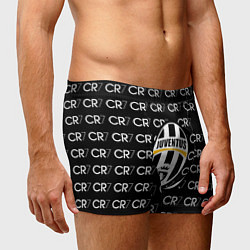 Трусы-боксеры мужские Juventus sport pattern, цвет: 3D-принт — фото 2