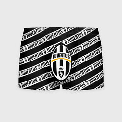Трусы-боксеры мужские Ювентус полосы линии спорт, цвет: 3D-принт