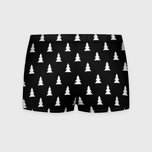 Мужские трусы Ювентус ёлочки паттерн / 3D-принт – фото 2