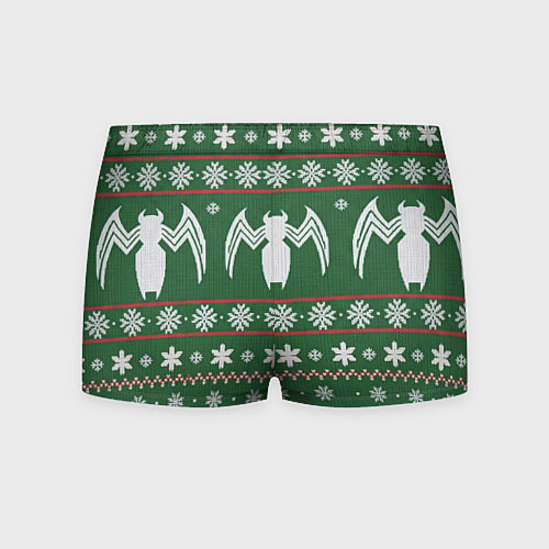 Мужские трусы Рождественский свитер Венома / 3D-принт – фото 2