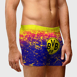 Трусы-боксеры мужские Borussia краски, цвет: 3D-принт — фото 2