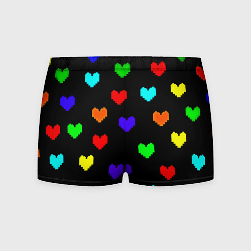 Мужские трусы Borussia сердца паттерн / 3D-принт – фото 2