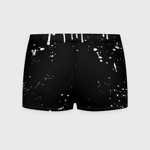 Мужские трусы Ювентус белые брызги красок / 3D-принт – фото 2