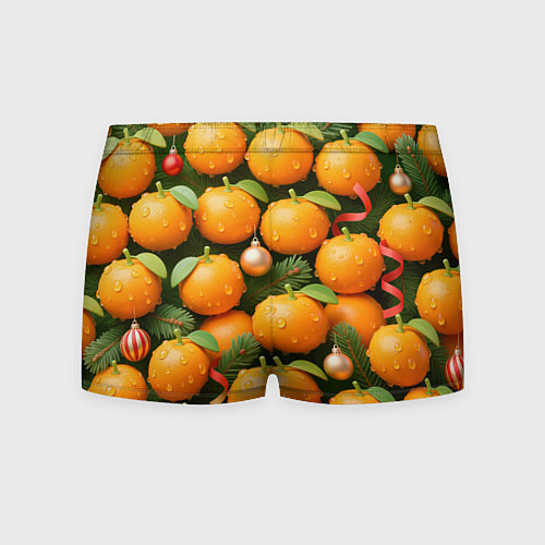 Мужские трусы Мандариновое настроение / 3D-принт – фото 2