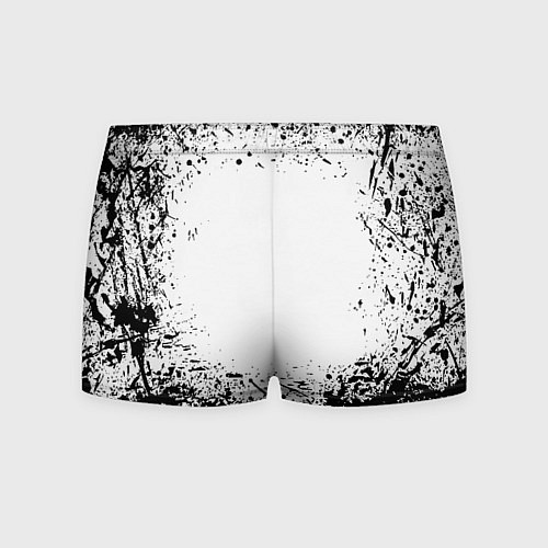 Мужские трусы Juventus черные краски текстура / 3D-принт – фото 2