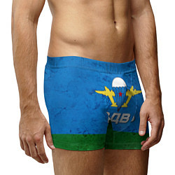 Трусы-боксеры мужские Флаг ВДВ цвета 3D-принт — фото 2