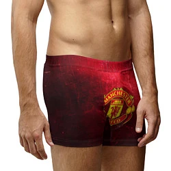 Трусы-боксеры мужские Манчестер Юнайтед, цвет: 3D-принт — фото 2