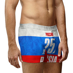 Трусы-боксеры мужские Russia: from 25, цвет: 3D-принт — фото 2