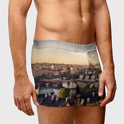 Трусы-боксеры мужские Чехия Прага, цвет: 3D-принт — фото 2