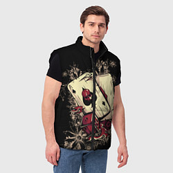 Мужской жилет Карты дьявола, цвет: 3D-черный — фото 2