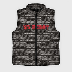 Мужской жилет Mr. Robot: Binary code, цвет: 3D-черный