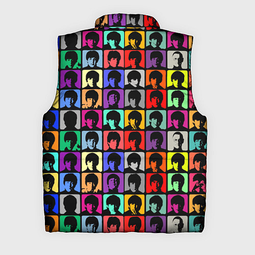 Мужской жилет The Beatles: pop-art / 3D-Красный – фото 2