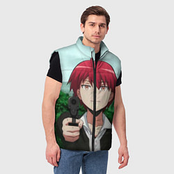 Мужской жилет Убийца из школы, цвет: 3D-черный — фото 2