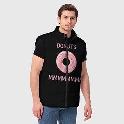 Мужской жилет Donuts, цвет: 3D-черный — фото 2
