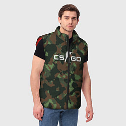 Мужской жилет CS GO: Dark Forest, цвет: 3D-красный — фото 2