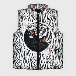 Мужской жилет Yin Yang Tigers, цвет: 3D-красный