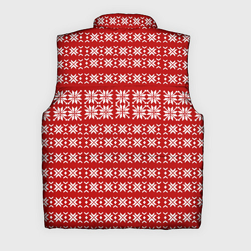Мужской жилет Паттерн с оленями / 3D-Красный – фото 2