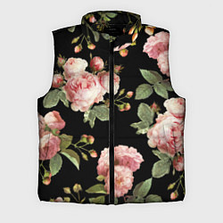 Мужской жилет TOP Roses, цвет: 3D-черный