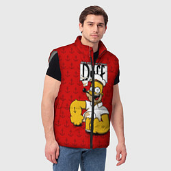 Мужской жилет Duff Beer, цвет: 3D-светло-серый — фото 2