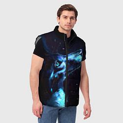 Мужской жилет Лунный волк, цвет: 3D-светло-серый — фото 2