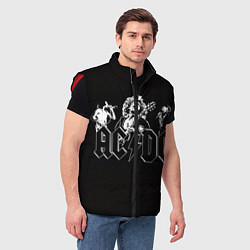 Мужской жилет AC/DC: Mono, цвет: 3D-красный — фото 2