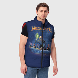 Мужской жилет Megadeth: Rust In Peace, цвет: 3D-красный — фото 2