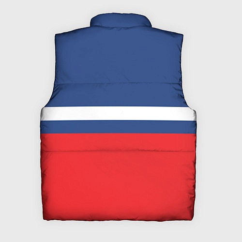 Мужской жилет Флаг космический войск РФ / 3D-Черный – фото 2