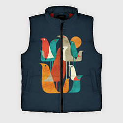 Мужской жилет Осенние птицы
