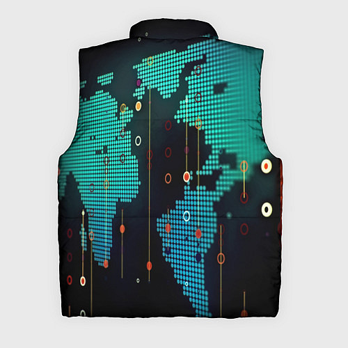 Мужской жилет Digital world / 3D-Светло-серый – фото 2