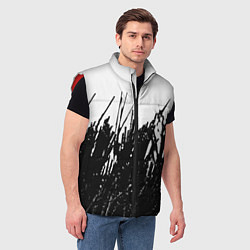 Мужской жилет Трава фото, цвет: 3D-красный — фото 2