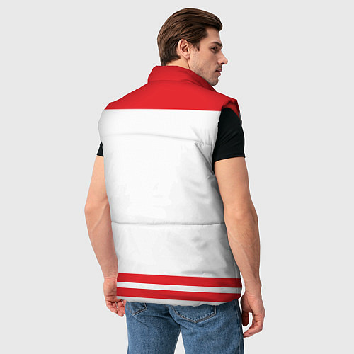 Мужской жилет Canada Team / 3D-Красный – фото 4