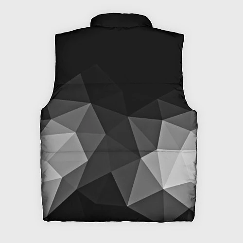 Мужской жилет Abstract gray / 3D-Черный – фото 2