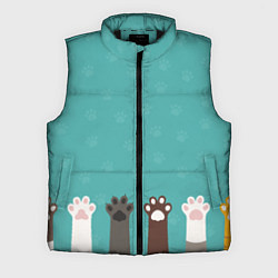 Мужской жилет Лапки котеек