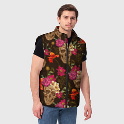 Мужской жилет Черепа, цвет: 3D-черный — фото 2