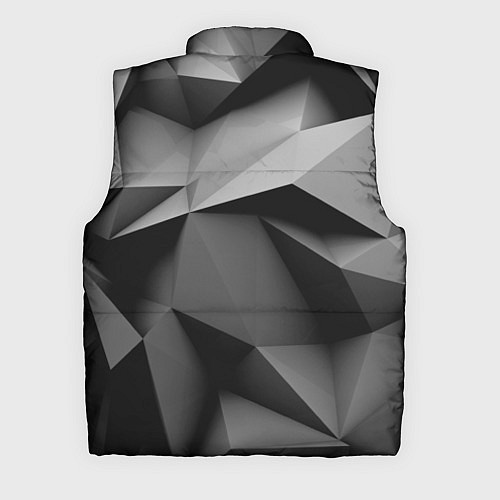 Мужской жилет Gray abstraction / 3D-Черный – фото 2