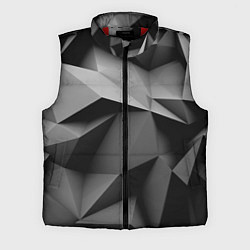 Мужской жилет Gray abstraction, цвет: 3D-красный
