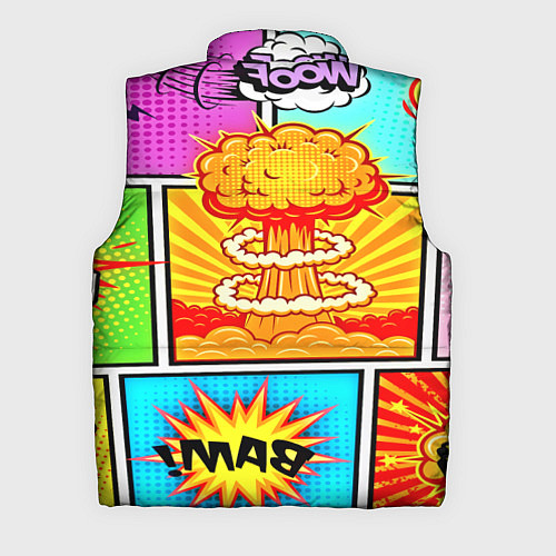 Мужской жилет Pop Art / 3D-Красный – фото 2