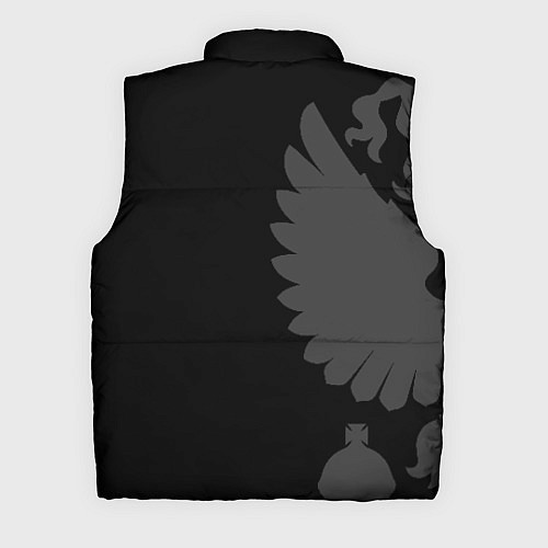 Мужской жилет Russia - Black collection / 3D-Светло-серый – фото 2