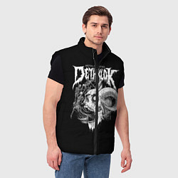 Мужской жилет Dethklok: Goat Skull, цвет: 3D-черный — фото 2
