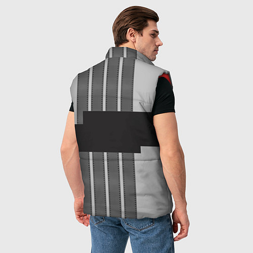 Мужской жилет Группа Depeche Mode / 3D-Красный – фото 4