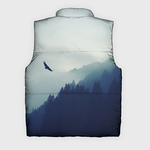 Мужской жилет Орел над Лесом / 3D-Красный – фото 2