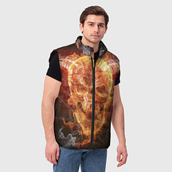 Мужской жилет Дьявол, цвет: 3D-черный — фото 2