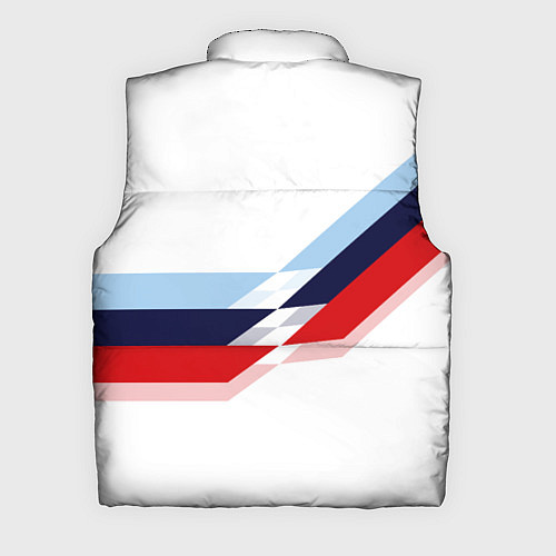 Мужской жилет BMW БМВ WHITE / 3D-Черный – фото 2