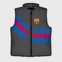 Мужской жилет Barcelona FC: Dark style, цвет: 3D-светло-серый