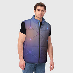 Мужской жилет НЕЙРОННАЯ СЕТЬ NEURAL NETWORK, цвет: 3D-черный — фото 2