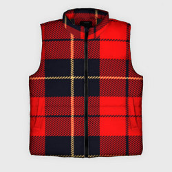 Мужской жилет Клетка, цвет: 3D-черный
