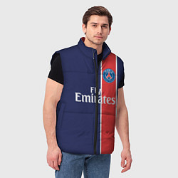 Мужской жилет FC PSG: Original, цвет: 3D-черный — фото 2