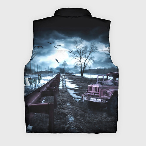Мужской жилет S.T.A.L.K.E.R: Иван / 3D-Черный – фото 2